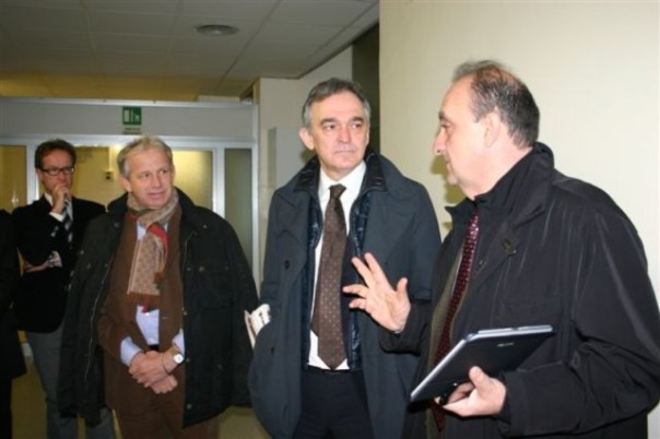 Il Presidente Rossi in visita al nosocomio lucchese