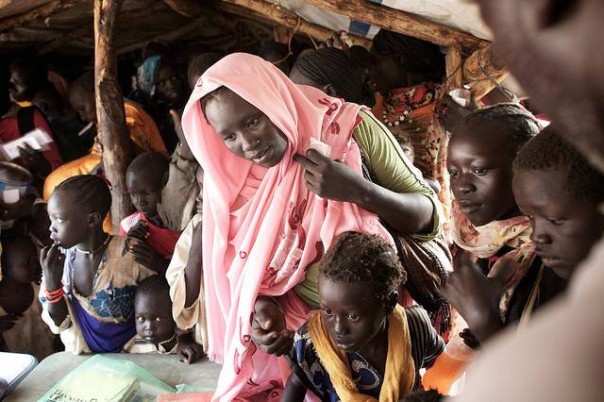 La campagna serve a raccogliere fondi per 20 milioni di donne e bambine rifugiate