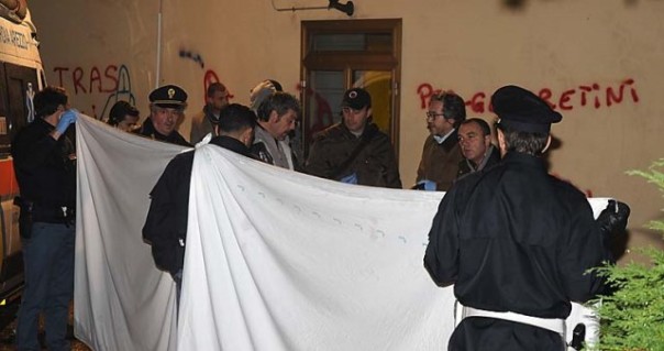 L'area di Pionta ad Arezzo dove si è consumato l'omicidio