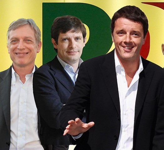 Renzi, Cuperlo, Civati i tre sfidanti per la segreteria del Pd