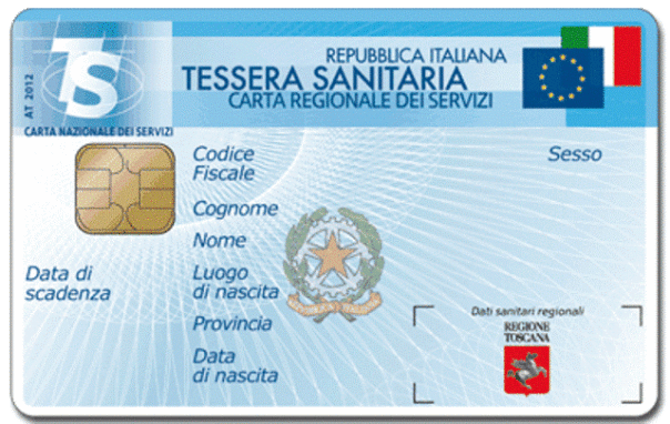 Toscana, la card sanitaria