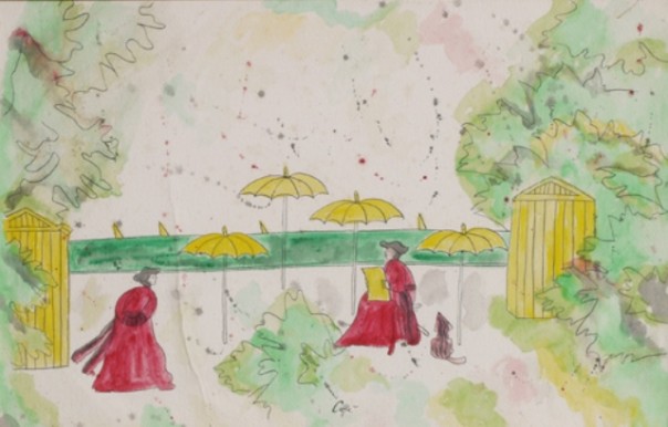 Un quadro dell'artista Nino Caffè