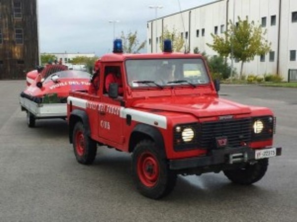 Vigili del fuoco in partenza per la Sardegna