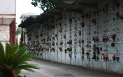 Foto d'archivio di un cimitero