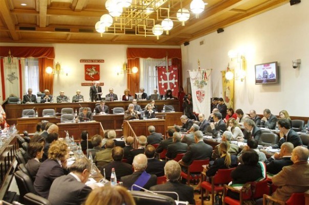 L' aula del Consiglio regionale della Toscana