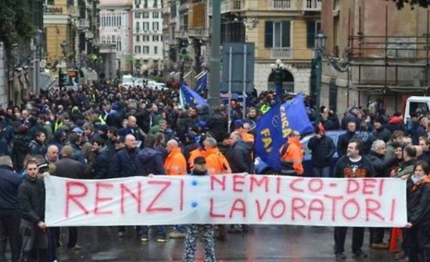 Gli autisti contro il sindaco Renzi