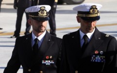 I due marò Massimiliano Latorre e Salvatore Girone