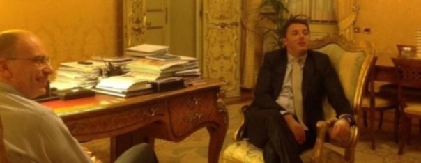 Incontro Letta-Renzi a Palazzo Chigi