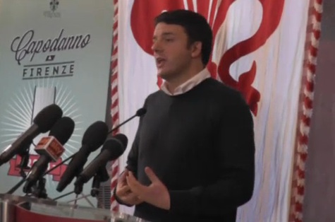 Matteo Renzi presenta il Capodanno 2014