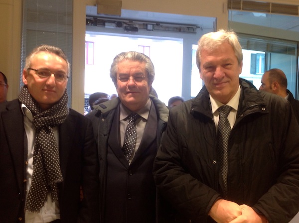 Gianluca Bertini, Francesco Bosio e Paolo Regini 