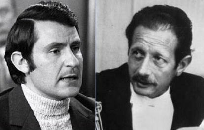 Il commissario Luigi Calabresi  e il giudice Mario Sossi