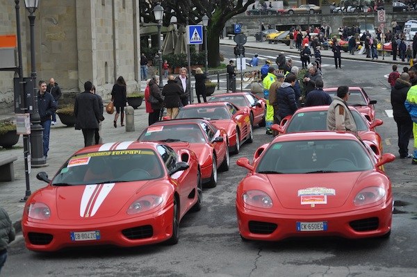 Auto Ferrari partecipanti alla Firenze Fiesole