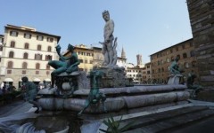 La fontana del Nettuno in piazza della Signoria