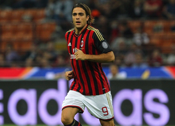 Alessandro Matri con la maglia del Milan