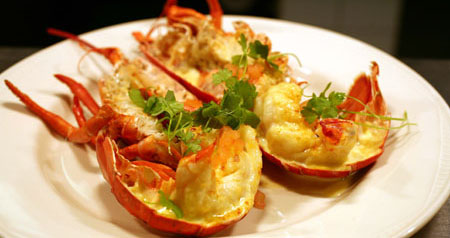 Gamberoni alla Thermidor