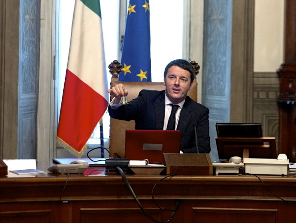 Il premier, Matteo Renzi