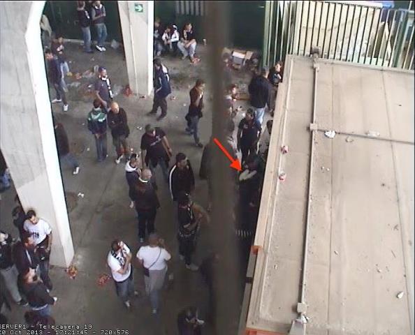 Il furto in un bar dello stadio Franchi del 20 ottobre 2013