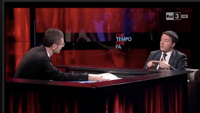 Matteo Renzi Che tempo che fa 2