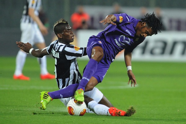 Pogba contrasta Cuadrado: bel duello