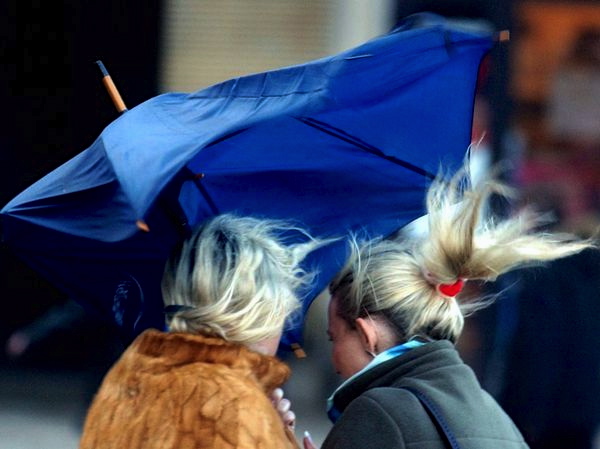 Fine settimana con pioggia e vento