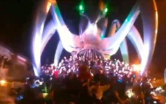 La Rete è il carro vincite al carnevale di Viareggio 2014