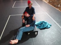 Una delle coreografie ai Cantieri Goldonetta