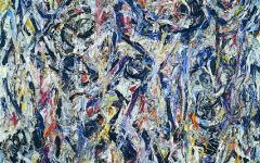 Jackson Pollock, Earth Worms, 1946, olio su tela, Tel Aviv Museum of Art Collection, dono di Peggy Guggenheim, Venezia attraverso l’American-Israel Cultural Foundation, 1954, © Jackson Pollock, by SIAE 2014.