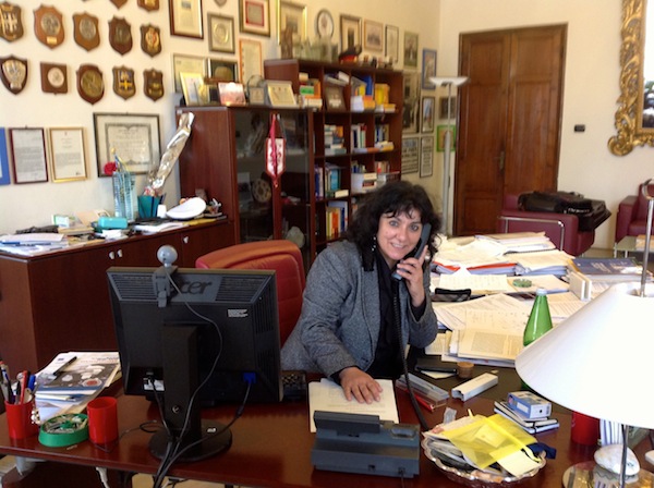 Antonella Manzione nel suo ufficio al Comando della Polizia Municipale di Firenze