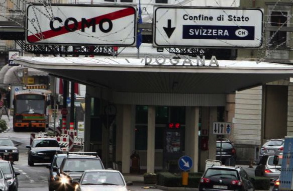 Il valico di frontiera di Ponte Chiasso