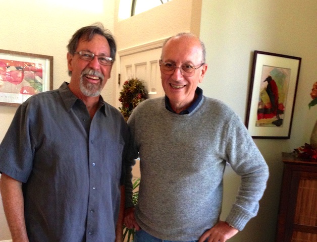 Don Alan Brennan e il chirurgo Sergio Cardini che lo ha operato dopo l'accoltellamento a Firenze