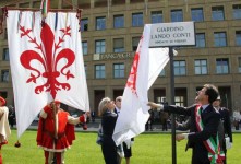 Il giardino intitolato a Lando Conti