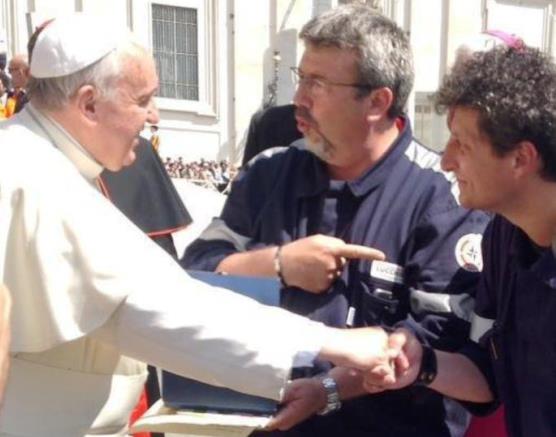 Gli operai della Lucchini dal Papa