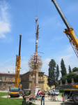 Giuseppe Penone, Luce e ombra, Anfiteatro, Giardino di Boboli, installazione dell'opera