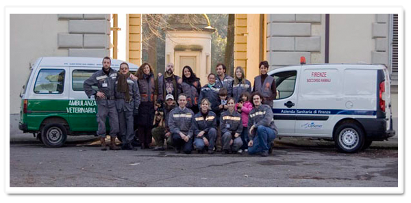 Operatori dell'associazione Guida verde sos animali