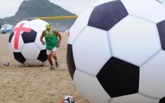 Brasile, palloni celebrativi del Mondiale