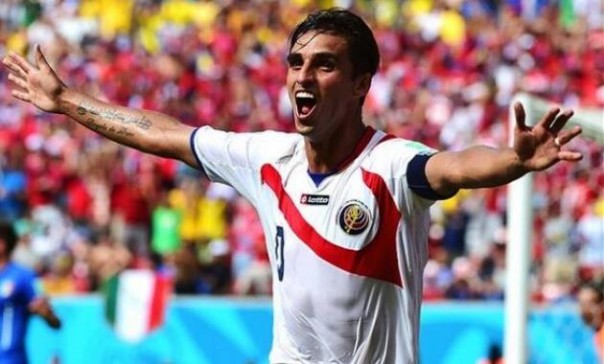 Bryan Ruiz, autore del gol vincente della Costa Rica contro l'Italia2