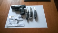 Il materiale sequestrato a Castelfiorentino