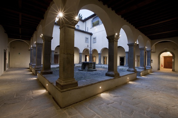 Il chiostro del convento di Radda in Chianti