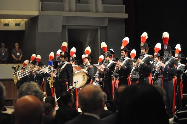 La Fanfara dei Carabinieri ha aperto l'assemblea di Confindustria Firenze