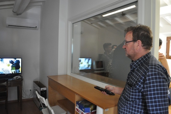 L'interno della struttura