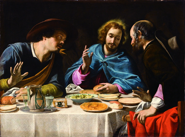 Filippo Tarchiani (Castello, Firenze 1576-Firenze 1645), Cena in Emmaus, 1620-1625, Los Angeles, County Museum, William Randolph Hearst Collection