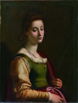 Jacopo da Empoli (Firenze 1551-1640), Santa martire, 1600-1605 circa, Collezione privata