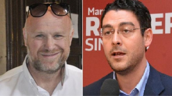 Filippo Nogarin )M5S) e Marco Ruggeri (Pd)