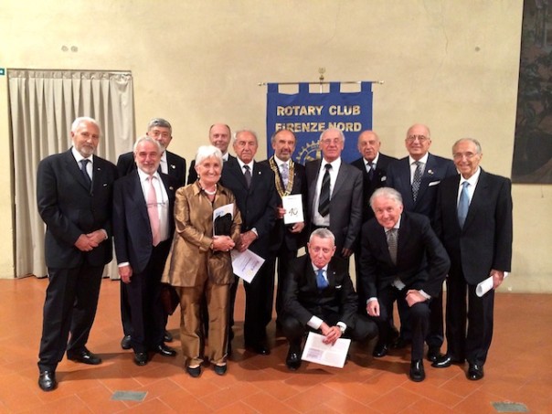 Alcuni past president con la presidente dell?Istituto degli Innocenti Alessandra Maggi