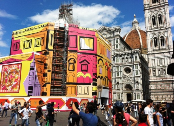 Pitti Uomo 2014, Il Battistero "rivestito" dalla maison Emilio Pucci