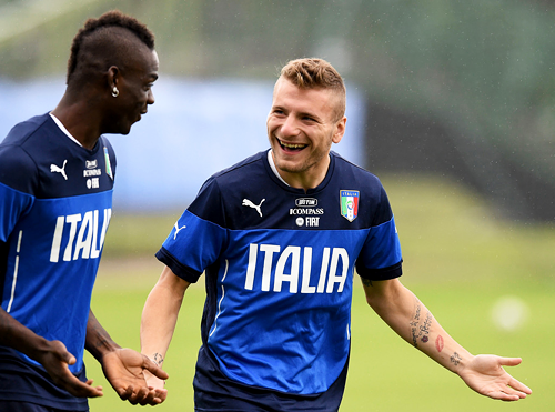 Mario Balotelli e Ciro Immobile