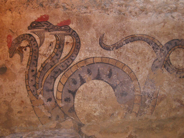 Tomba della Quadriga (part.), Sarteano