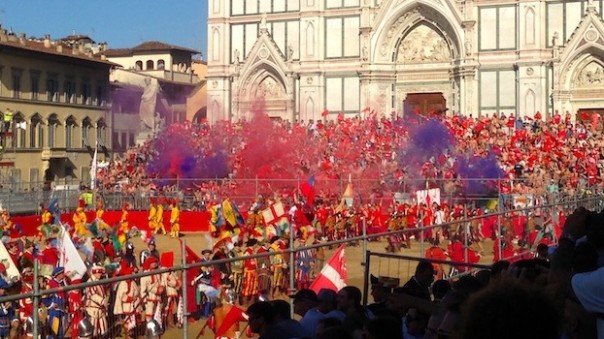 Calcio Storico Fiorentino in Santa Croce