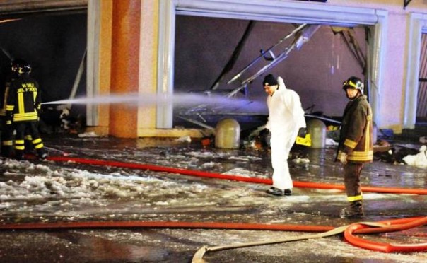 Sono intervenuti i Vigili del fuoco 