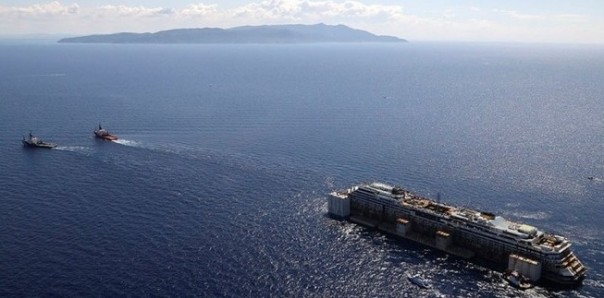 Costa Concordia in navigazione
